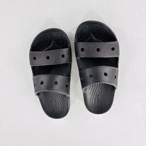 Crocs  Slides womens 6 mens 4 Black